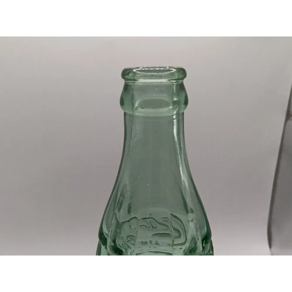 Vintage Coca Cola 6 1/2 oz. Green Glass Bottle Wilmington De W/ Cap 63-90